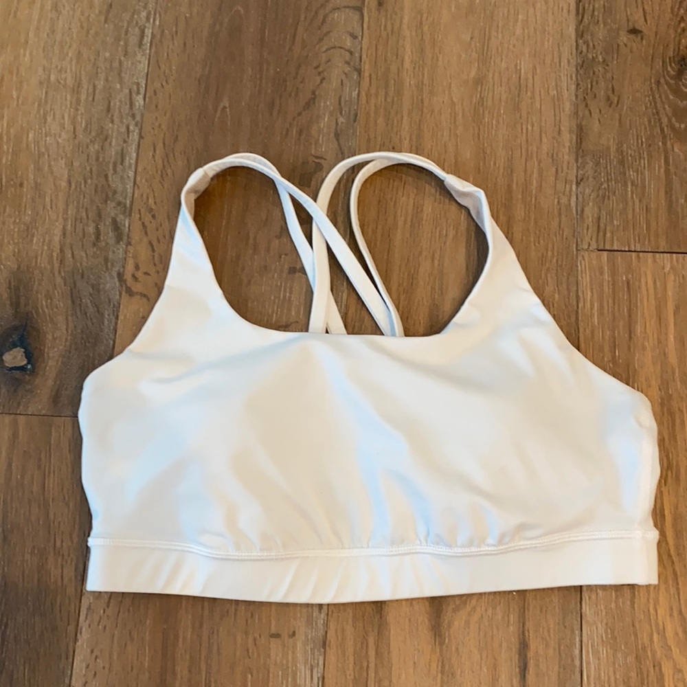 Lululemon White Sportsbra